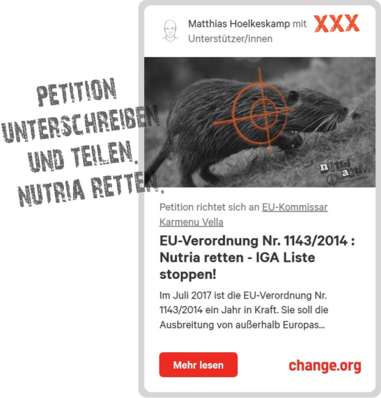 Petition an EU Kommissar karmenu Vella zur Rettung der Nutria_unterschreiben_bild_carabito_matthias_hoelkeskamp